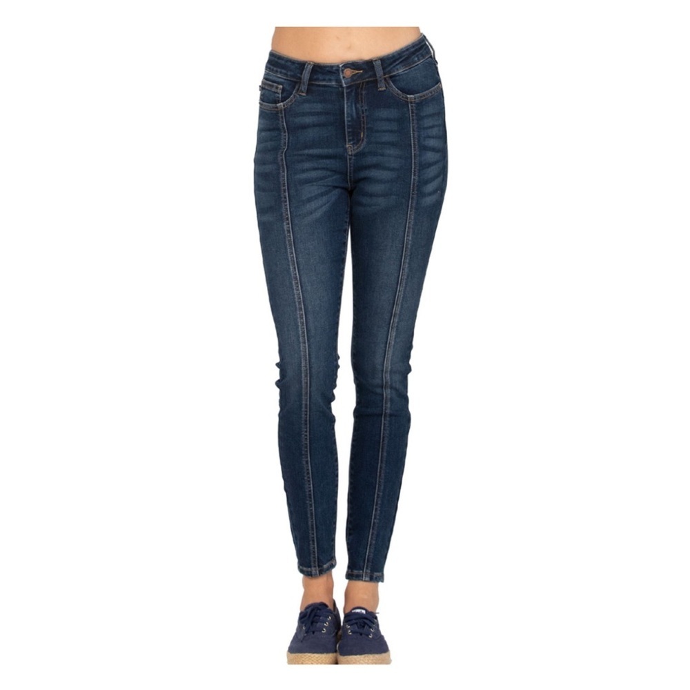 Judy Blue High Waist Skinny Fit Mid Seam Blue‎ Jeans Sz 27